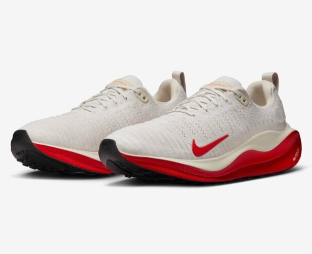 Nike ReactX Infinity Run 4 Light Orewood Brown University Red DR2665-108 Fresh Release