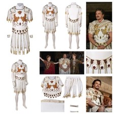 Gladiator 2:Marcus Acacius Cosplay Costume Disguise party White Battle Outfits