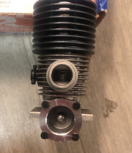 Rossi Ral Micron .21 Engine Slide carb rear exhaust SG crank NOS new in box - Picture 7 of 8