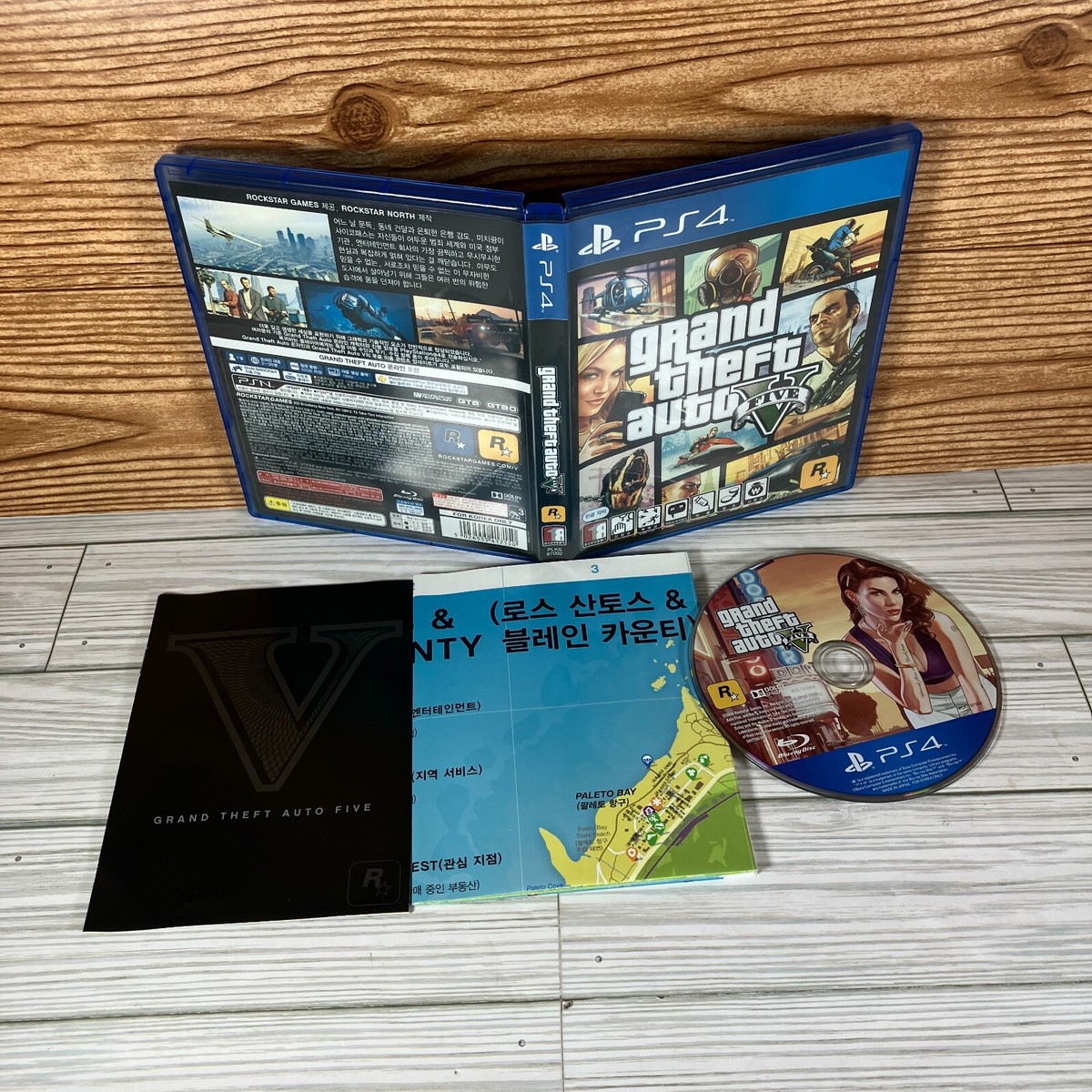 Grand Theft Auto V Five GTA 5 Korean Version PS4 US Seller