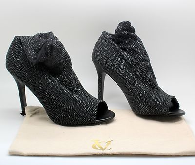 Vince Camuto VI-Rosabelle Black Embrd Mesh/Set LUX-stile Size 9M