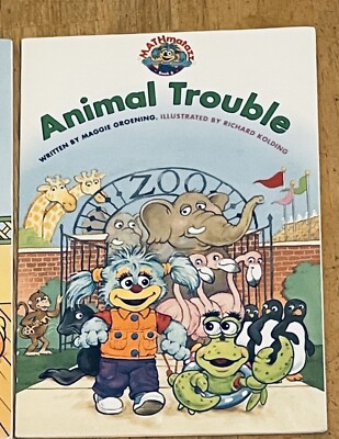 Children's MATHmatazz ANIMAL TROUBLE Preschool Story Book - CTW & Math ...