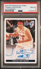 2007 Rittenhouse WNBA Autograph Tamika Whitmore PSA 8 Indiana Fever