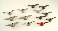 Wing Nuts Steel Aluminum LOT: 13 PCS Wingnuts Huret ESKA WECO VERMA Bronze (W4)