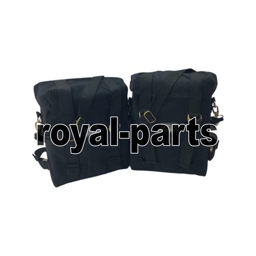 "PANNIER PAIR Black & MOUNTING RAIL" Fit For Royal Enfield Hunter 350 - Picture 6 of 18