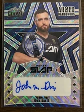2025 Leaf Metal Power Slap #AD-JD1 The Machine John Davis AUTO BLUE 6/20