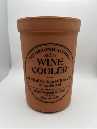 The Original Suffolk Wine Cooler in Terracotta by Henry Watson Pottery England