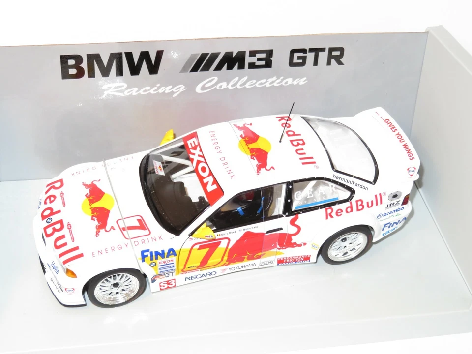 1/18 BMW M3 GTR E36 Red Bull Daytona 24 Hrs 1997 #7 Quester/Duez/Said - Image 2 of 4
