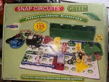 SNAP CIRCUITS SCG-125 GREEN Alternative Energy STEM Electronics Kit Elenco NEW