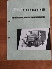 Tecko Programm Kehrmaschinen - PROSPEKT (ca. 60iger)