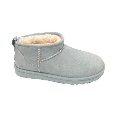UGG X Madhappy Women's Classic Ultra Mini Snow Blue Boots 1146332