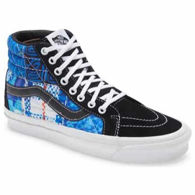 Vans x SpongeBob Sandy Liang Sk8-Hi 38 DX Patchwork Black Shoe Unisex Size 3.5-7