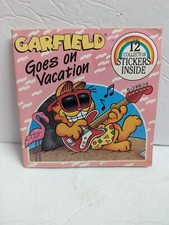 Vintage GARFIELD 1987 Sticker book Goes on Vacation WITH STICKERS 1 used 11