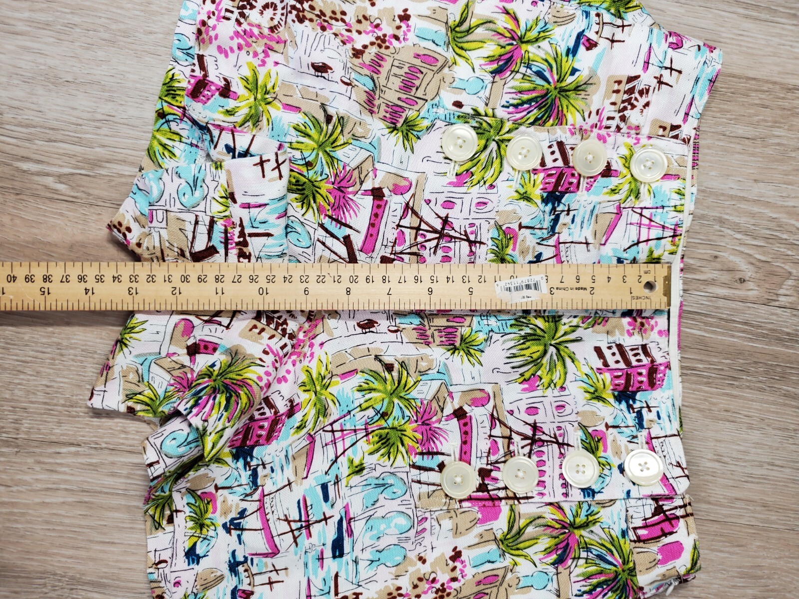 J. Crew 6 pantaloncini eleganti scena europea doppia fila bottone anteriore piatto