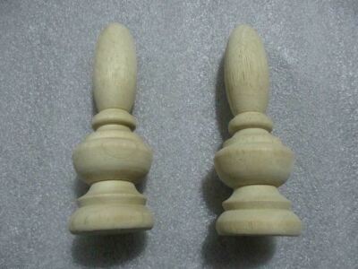 6 Pcs. 6-1/2'' Tall Beech Wood Baluster / Wood Spindles New