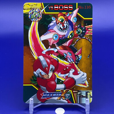 VS BOSS Rockman X3 Card No.116 Bandai 1995 Japanese Japan Nintendo Anime F/S