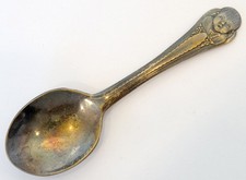 Vintage GERBER Baby Spoon WINTHROP Silver Plate ADVERTISING PROMOTION