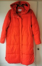 Reserved Quilted Coat Womens Red Uk Size 14 Eu Size 42