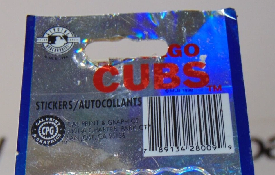 Calcomanías adhesivas de los Chicago Cubs logotipo de MLB 7 ventanas calcomanía auto camión con licencia Foto 4 de 4