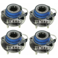 Front & Rear Wheel Bearing & Hub Assy Kit Timken For Pontiac Montana SV6 AWD 05