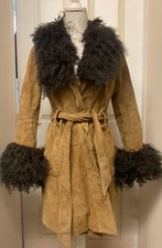 Afghan Coat Uk6/8 Hippy Boho