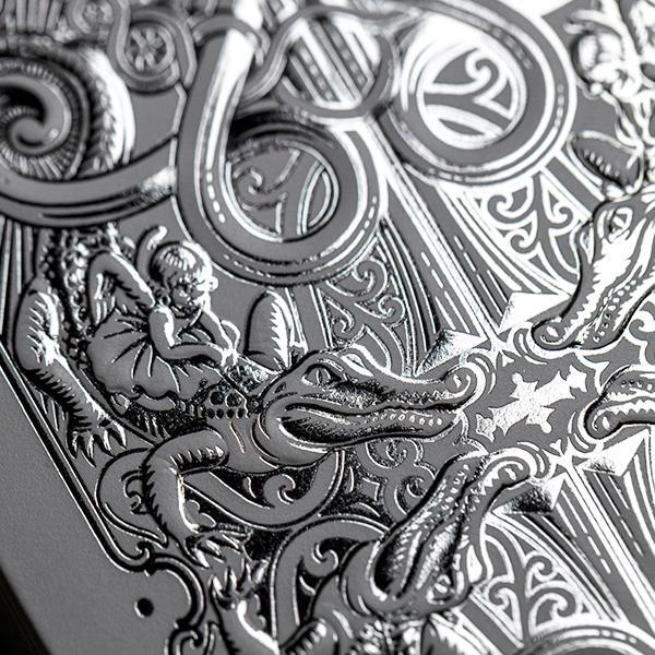 Gatorbacks Silver Playing Cards by David Blaine - Limited, Rare