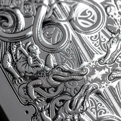 Gatorbacks Silver Playing Cards by David Blaine - Limited, Rare