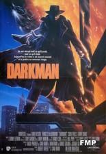 DARKMAN - SAM RAIMI / LIAM NEESON / MARVEL - ORIGINAL FRENCH MOVE POSTER