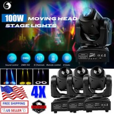 100W LED Moving Head Light WLED Gobo DMX Beam Effect DJ Disco Show Stage Lighs