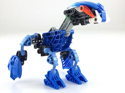 mowl マウル　オブセッション　denkenブルー Vintage 2002 Lego Bionicle Gahlok Bohrok Figure Canister Set 8562