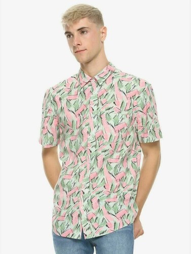 Hopper Woven Button-Up Shirt Hot Topic 
