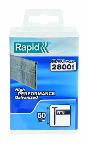 Rapid 5000186 No. 8 Chiodi 50 mm, Acciaio (O8k)