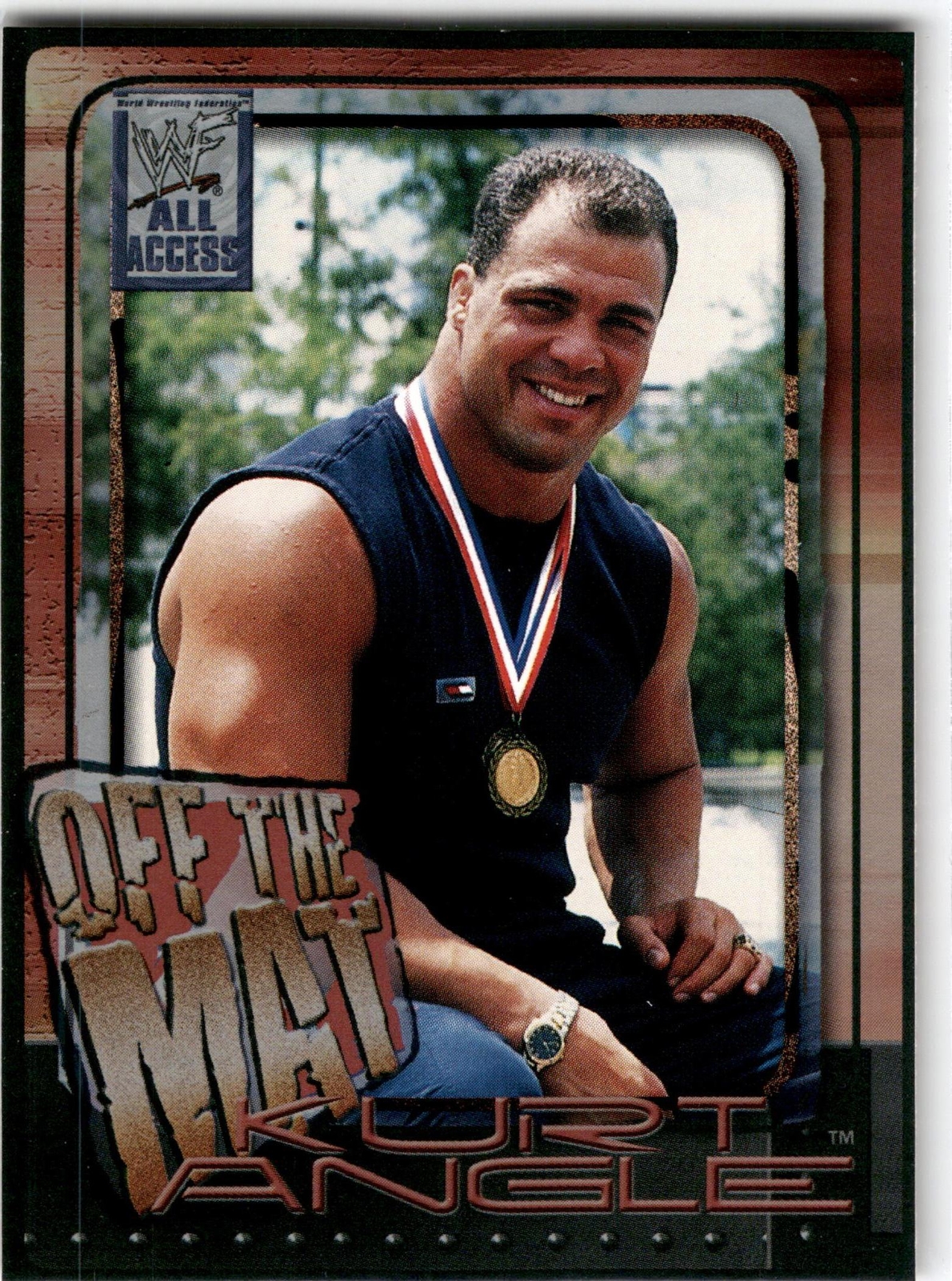 2002 Fleer WWF All Access #65 Kurt Angle