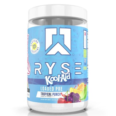Ryse Loaded Pre Workout Powder Supplement for Men & Women, 30 Servings (Kool Aid