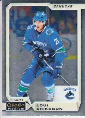 2018-19 O-Pee-Chee Platinum #81 Loui Eriksson Canucks