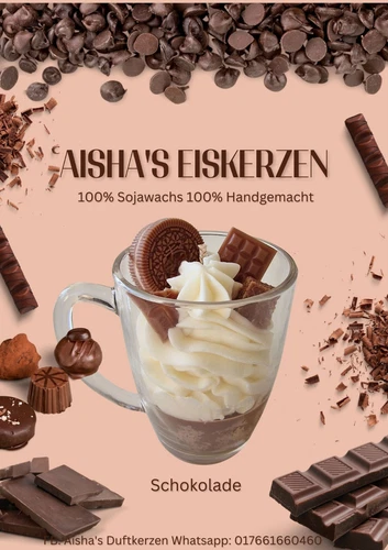 duftkerze eiskerzen  Duftkerzen dessertkerze Geschenkidee Schokolade duft