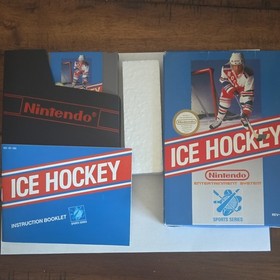 Nintendo Ice Hockey (Nintendo Entertainment System NES) Complete w/ Manual 