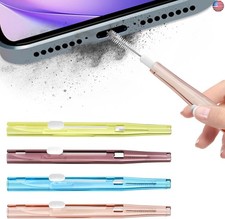 Charging Port Cleaner, 4Pcs Phone Speaker Cleaning Kit, Anti-Clogging Mini
