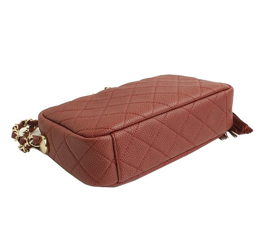 CHANEL Rose Brown Soft Gold Hardware Camera Crossbody Bag 26 CHANEL Rose Brown Soft Gold Hardware Camera Crossbody Bag 26