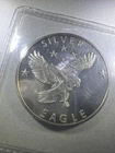 GG Mining Flying Eagle TONED 1/2oz . .999 FINE Silver round
