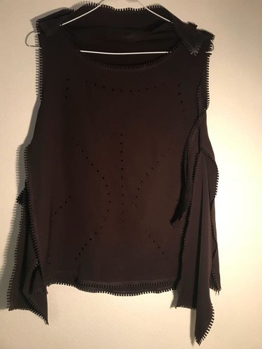 ISSEY MIYAKE Brown Blouse Vest Collection