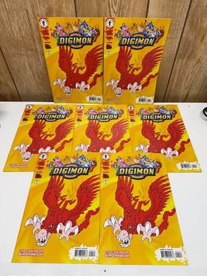 7-Digimon Digital Monsters #4 Dark Horse Comics 2000 Direct Edition Bulk Lot