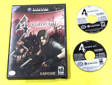 Resident Evil 4 Nintendo GameCube 2005 M NTSC-U/C w/ Case NO MANUEL 2 Discs