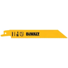 DEWALT NEW Saw Zall Blade Metal Cutting Reciprocating Saw Blades 6" Long 18 TPI