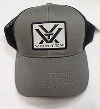 Vortex Optics EmbroideredBaseball Cap hat, Adult, Meshback adj, Hunting Gray