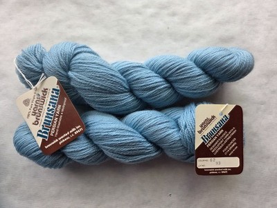 2-Brunswick Brunsana Persian Wool Needlepoint Crewel Yarn  Color 62-Light Blue