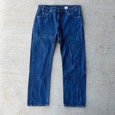 Vintage 90s Levis 505 Orange Tab Made in USA Straight Leg Jeans W34 L27 1996