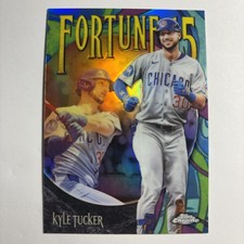 2025 Topps Chrome Update Series - Fortune 15 Kyle Tucker #F15-5 Cubs, Dodgers