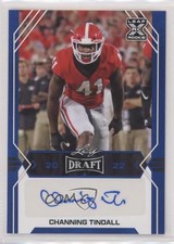 2022 Leaf Draft Auto Blue Channing Tindall #BA-CT1 Auto 0w8
