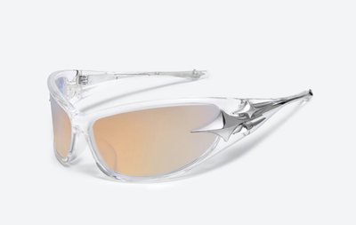 Gentle Monster Third Kind C1 Clear Acetate Wraparound Blue Light
